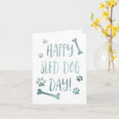 Hundetag Karte (Gelbe Blume)