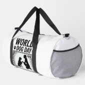 Hundetag Manns Bester Freund Vintage Duffle Bag (Rechte Ecke)