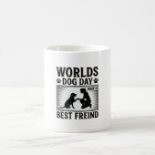Hundetag Manns Bester Freund Vintage Kaffeetasse (Mittel)