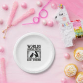 Hundetag Manns Bester Freund Vintage Pappteller (Party)