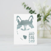 Hundetag Postkarte (Stehend Vorderseite)