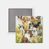 Hundetage Magnet (Vorderseite/Rückseite)