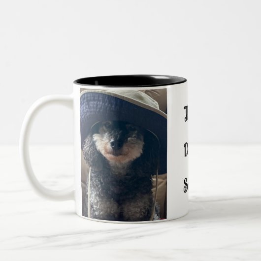 Hundetage Sommerliche Tasse mit Poodle (Links)