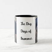 Hundetage Sommerliche Tasse mit Poodle (Mittel)