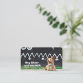 Hundetagesmutter Visitenkarte (Stehend Vorderseite)