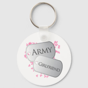 Hundetags der Army Girlfriend Schlüsselanhänger