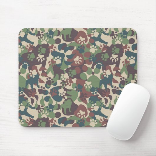Hundetarnungs-Muster Mousepad (Mit Mouse)