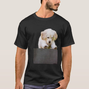 Hundetasche Süßer Welpe Anbetungswürdiger Mops Hun T-Shirt