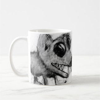 HundeTasse. die Nahaufnahme Kaffeetasse