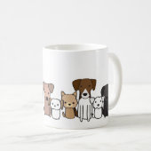 HundeTasse Kaffeetasse (VorderseiteRechts)