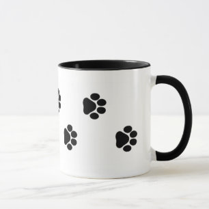 Hundetatzen-Druck-Tasse 15 Unze Tasse