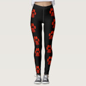 Hundetatzen-Leggings Leggings (Vorderseite)