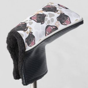 Hundetatzenmuster Staffordshire-Bullterrier Golf Headcover
