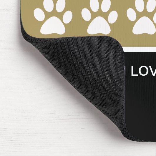 Hundethema-Mausunterlage Mousepad (Ecke)