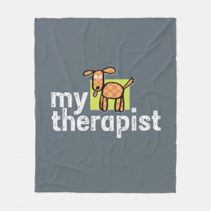 Hundetherapeut-Fleece-Decke Fleecedecke