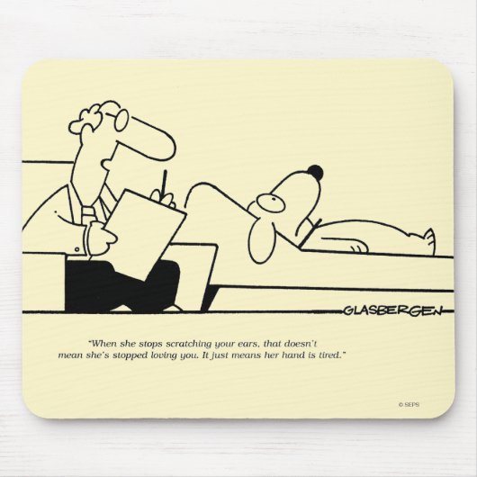 Hundetherapie Mousepad (Vorne)