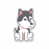 Hundetier Aufkleber (Vorderseite)