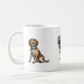 Hundetier Liebhaber k-9 Hunde-Tasse Kaffeetasse (Links)
