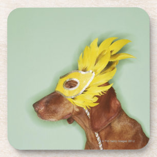 Hundetragende Maske Untersetzer