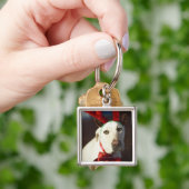 Hundetragende Rengeweihe Schlüsselanhänger (Hand)