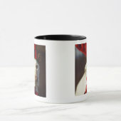 Hundetragende Rengeweihe Tasse (Zentrum)