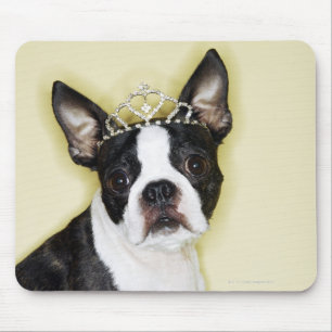 Hundetragende Tiara Mousepad