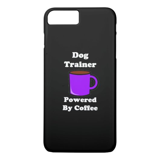 "Hundetrainer" angetrieben durch Kaffee Case-Mate iPhone Hülle (Rückseite)