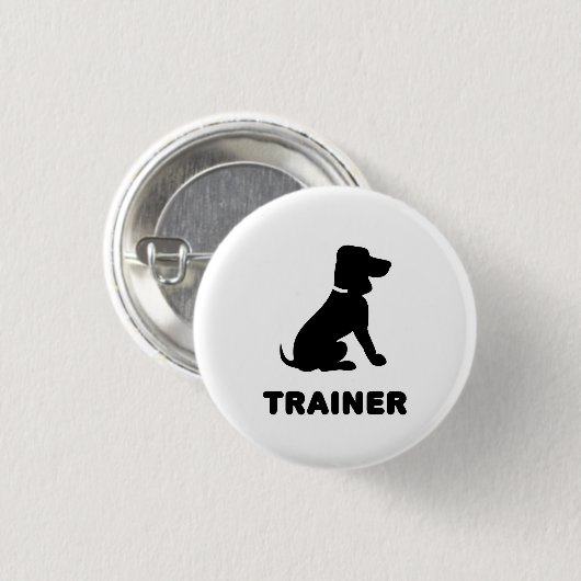 Hundetrainer Button (Vorne & Hinten)
