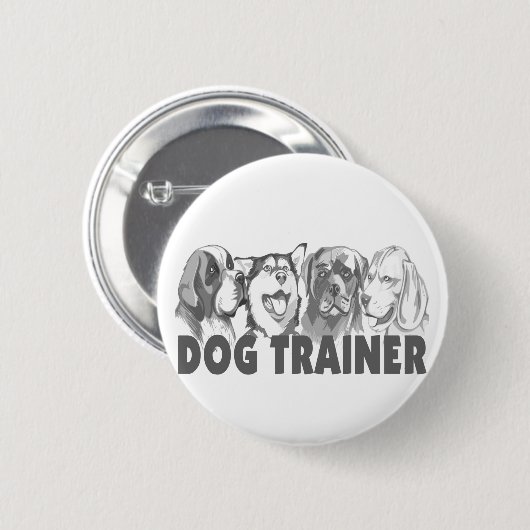 Hundetrainer Button (Vorne & Hinten)