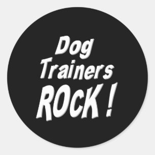 Hundetrainer-Felsen! Aufkleber