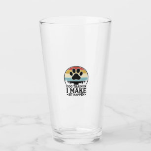 Hundetrainer I Bring Sit Happen Vintage Pfote Shir Glas
