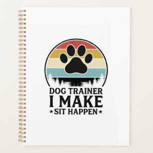 Hundetrainer I Bring Sit Happen Vintage Pfote Shir Planer