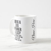 Hundetrainer Kaffeetasse (Vorderseite Links)