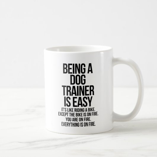 Hundetrainer Kaffeetasse (Rechts)