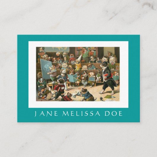 Hundetrainer oder -tutor - doppelseitig visitenkarte (Vorderseite)