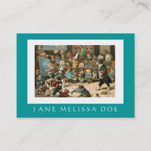 Hundetrainer oder -tutor - doppelseitig visitenkarte (Vorderseite)