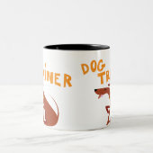 Hundetrainer-Tasse Zweifarbige Tasse (Mittel)
