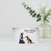 Hundetrainer Visitenkarte (Stehend Vorderseite)