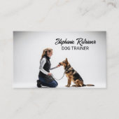Hundetrainer Visitenkarte (Vorderseite)