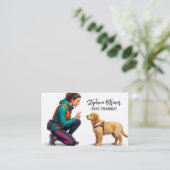 Hundetrainer  visitenkarte (Stehend Vorderseite)