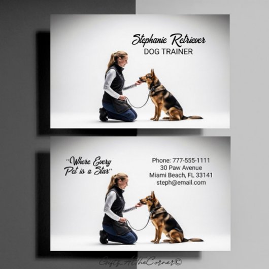 Hundetrainer Visitenkarte
