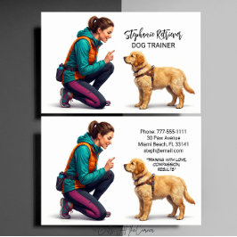 Hundetrainer visitenkarte