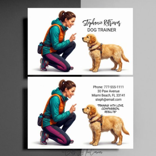 Hundetrainer  visitenkarte