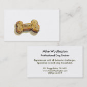 Hundetrainer-Visitenkarte-Modellwanderer-Spaßkunst Visitenkarte (Vorne/Hinten)