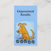 Hundetrainer-Visitenkarten Visitenkarte (Rückseite)