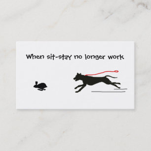 Hundetrainer-Visitenkarten Visitenkarte