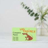Hundetrainer-Visitenkarten Visitenkarte (Stehend Vorderseite)