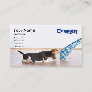 Hundetrainer-Visitenkarteschablone Visitenkarte