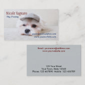 HundetrainerGroomer Visitenkarte (Vorne/Hinten)