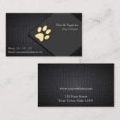 HundetrainerGroomer Visitenkarte (Vorne/Hinten)